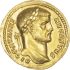 Diocletian's portrait on gold aureus
